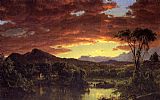 Frederic Edwin Church A Country Home painting